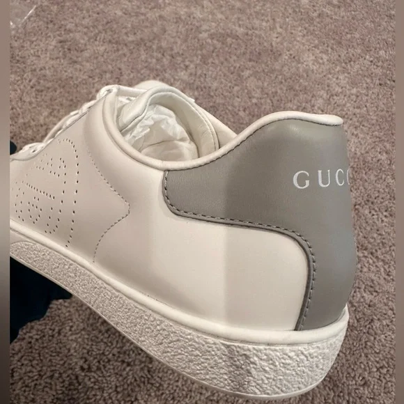 Gucci ACE Classic White Leather Sneakers BRAND NEW - Picture 9 of 11